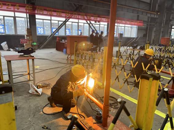 公司舉辦電焊工、電工技術(shù)比武