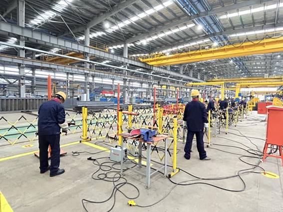 公司舉辦電焊工、電工技術(shù)比武